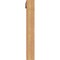 Ekena Millwork Traditional Slat Smooth Bracket w/ Offset Brace, Western Red Cedar, 5 1/2"W x 34"D x 40"H BKT0604X34X40TRA06SWR - alternate 2